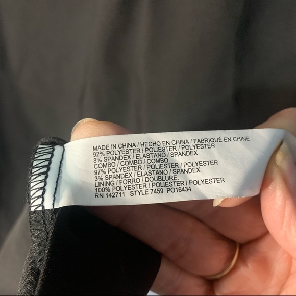 Eloquii Black Velour Lined Sheath Dress - Picture 4 of 7